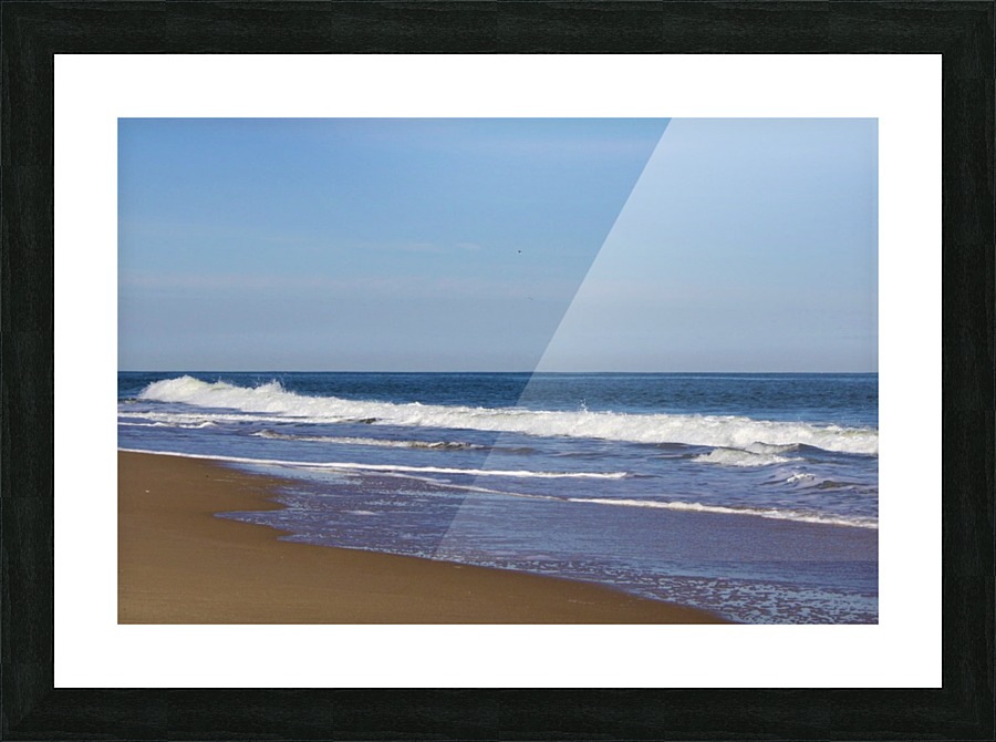 Soft Waves Picture Frame print