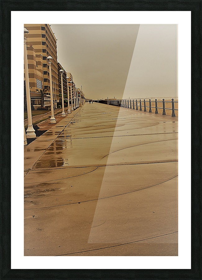 VB Boardwalk Picture Frame print
