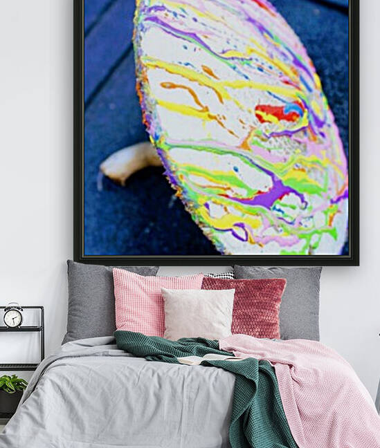 Psychedelic painted shroom  by A_B_Goddess Photography