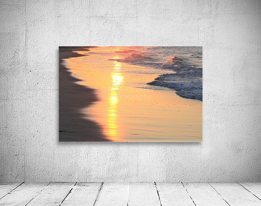 Sunset reflection Wall Preview