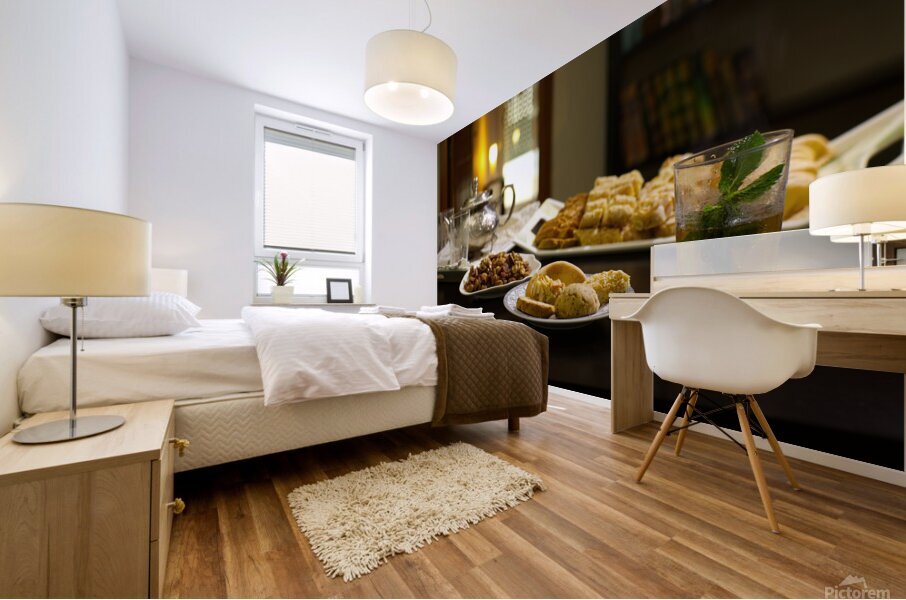 Moroccan tea 02 Mural print