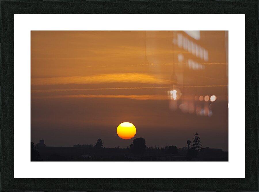 Golden Disc Picture Frame print