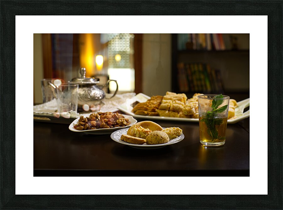 Moroccan tea 02 Picture Frame print