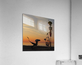 Dinosaur feeding Acrylic Print