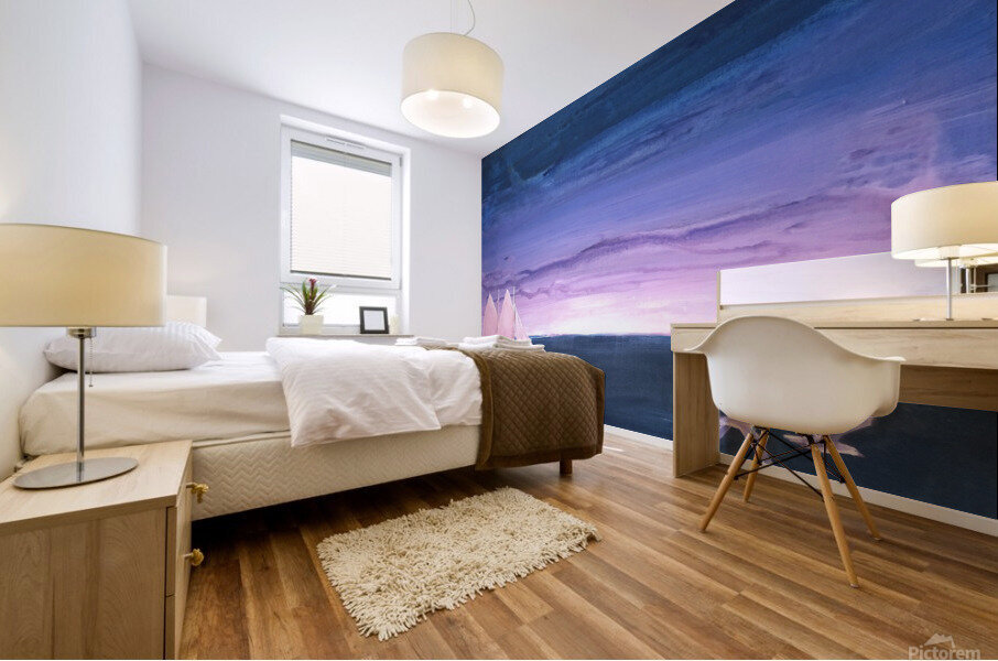 Scarlet Sails.. Mural print
