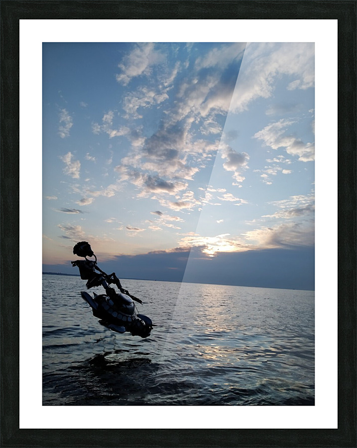 Sea rider. Picture Frame print