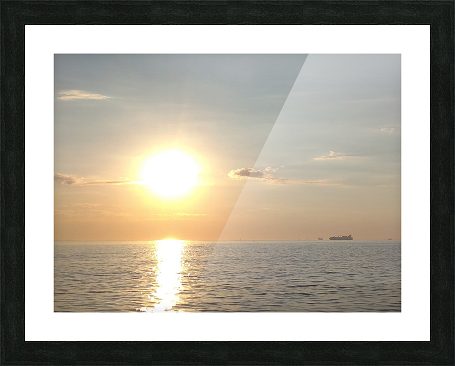     Big sun.. Picture Frame print
