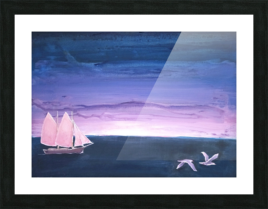 Scarlet Sails.. Picture Frame print