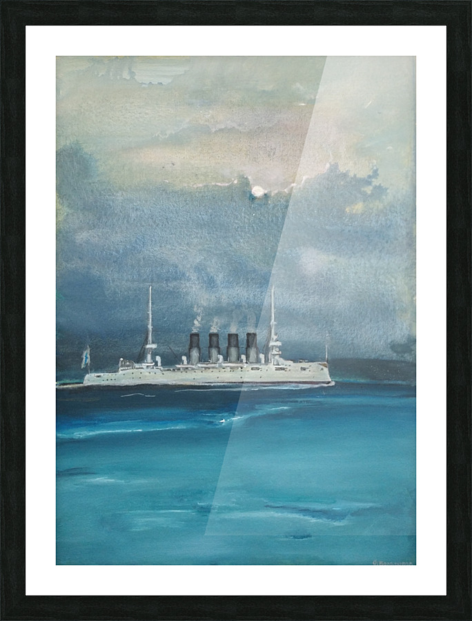 Cruiser VARYAG Picture Frame print