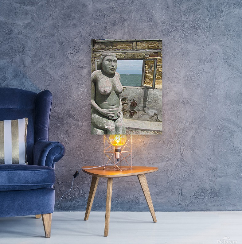 Goddess at the window.  Reproduction