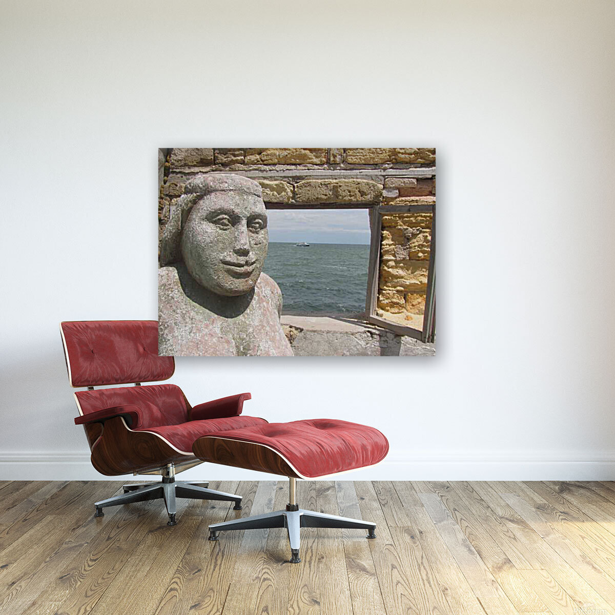 goddess at the window Reproduction