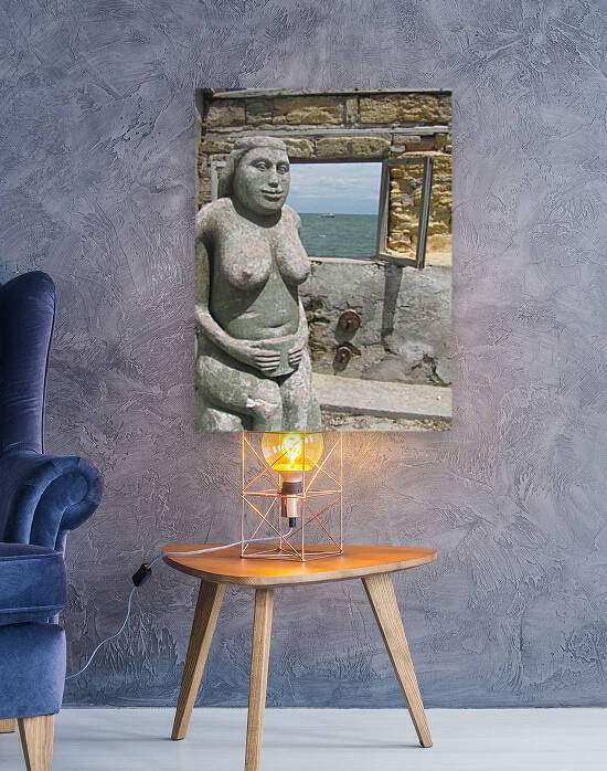 Goddess at the window.  by Mihasya