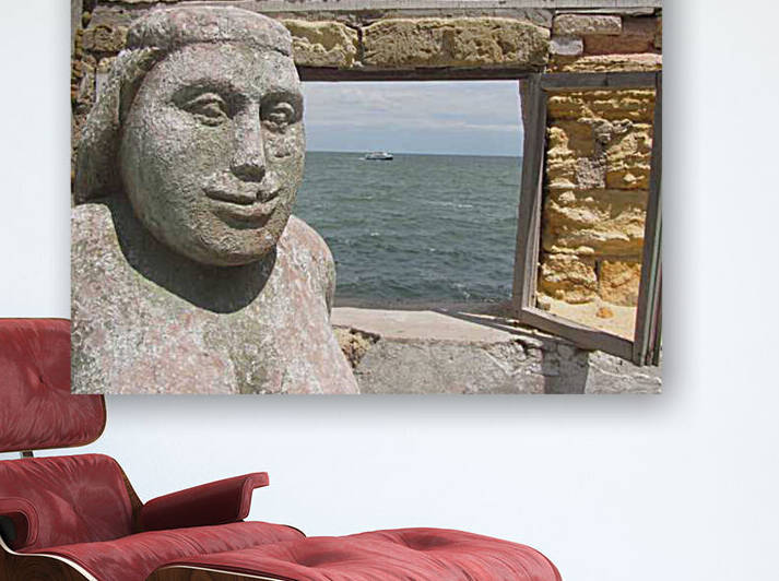 goddess at the window Reproduction