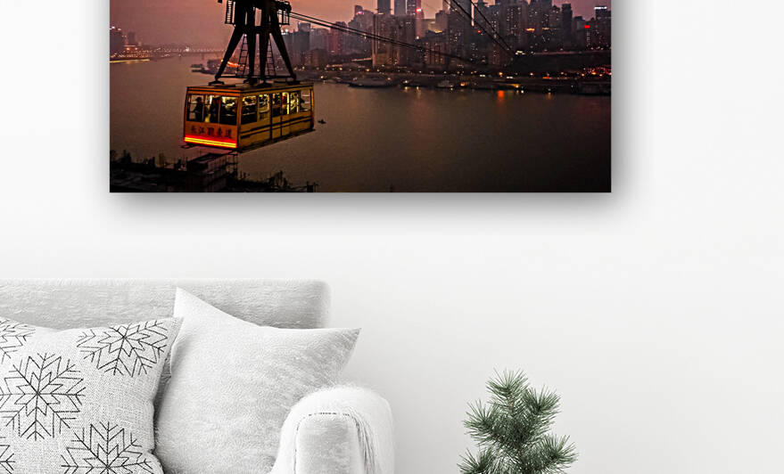 Cityscape of Chongqing city  by Rowena Ko