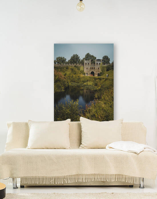 Enchanted Lakeside Gatehouse of Cardiff Castle  by Rowena Ko