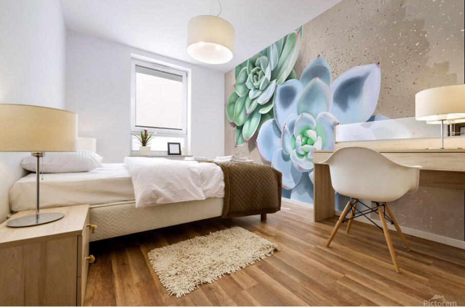Succulent Mural print