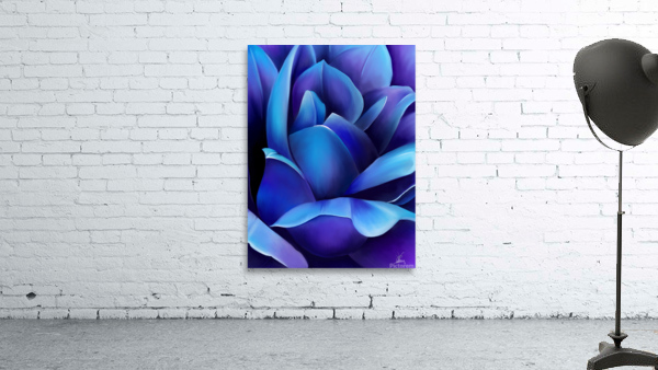 Blue Rose Wall Preview