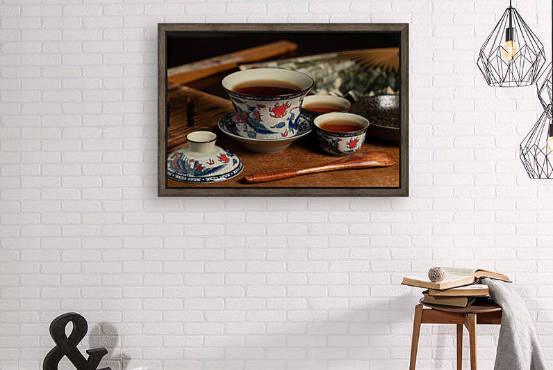 traditionl chinese tea cup set still life by Photoerngo