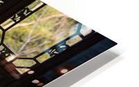Chinese window landscape HD Metal print