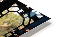 Chinese window landscape HD Metal print