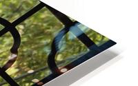 Chinese window landscape HD Metal print