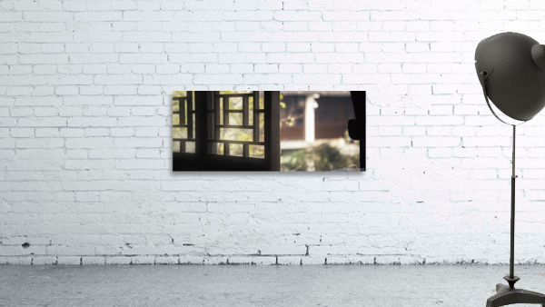 Chinese window landscape    Wall Preview