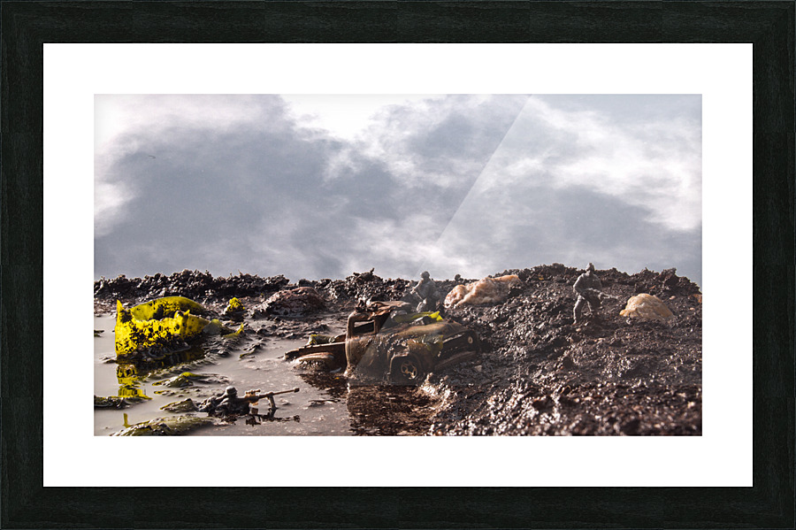 Battle at Rust Hill Picture Frame print