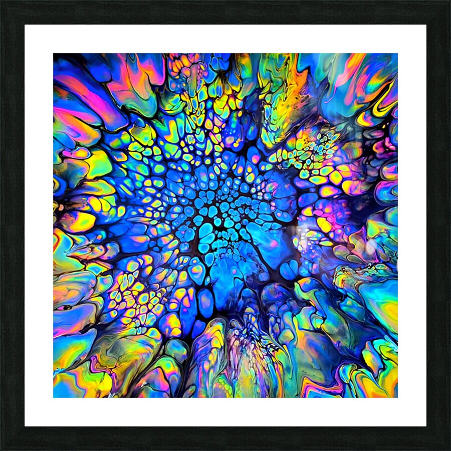 Iridescent Nacre  Picture Frame print