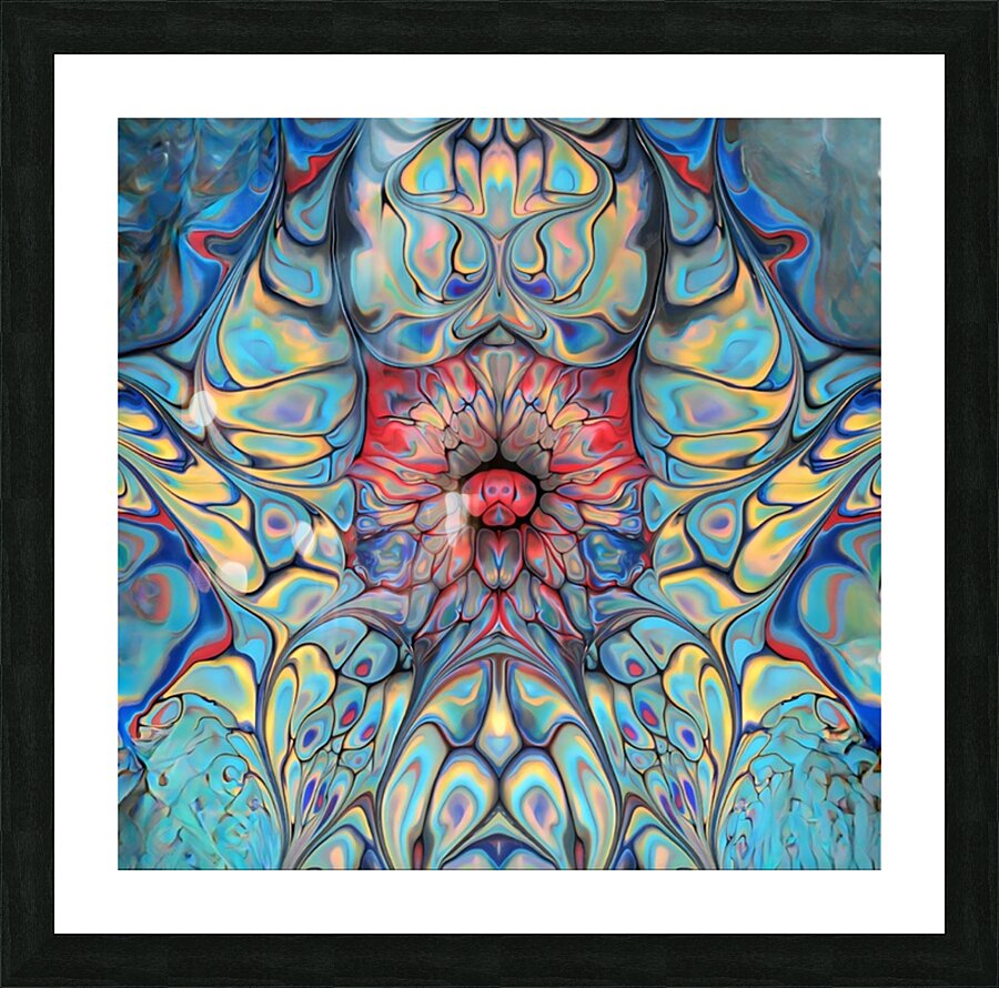 Celestial Symmetry Picture Frame print