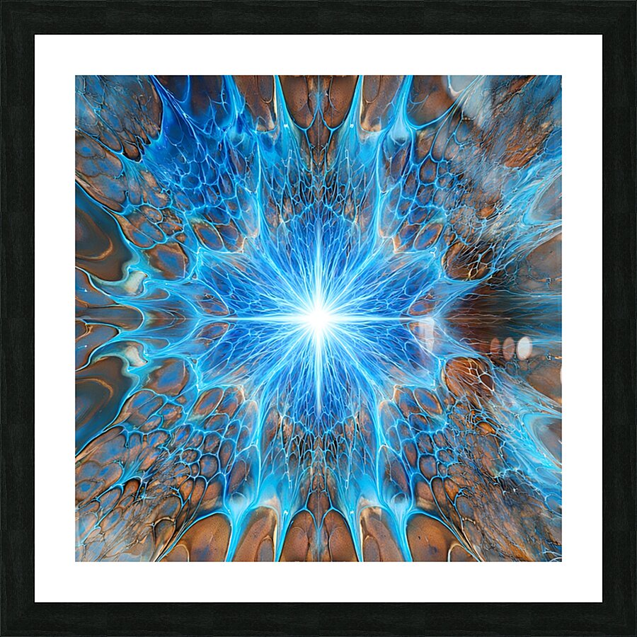 Celestial Burst Picture Frame print