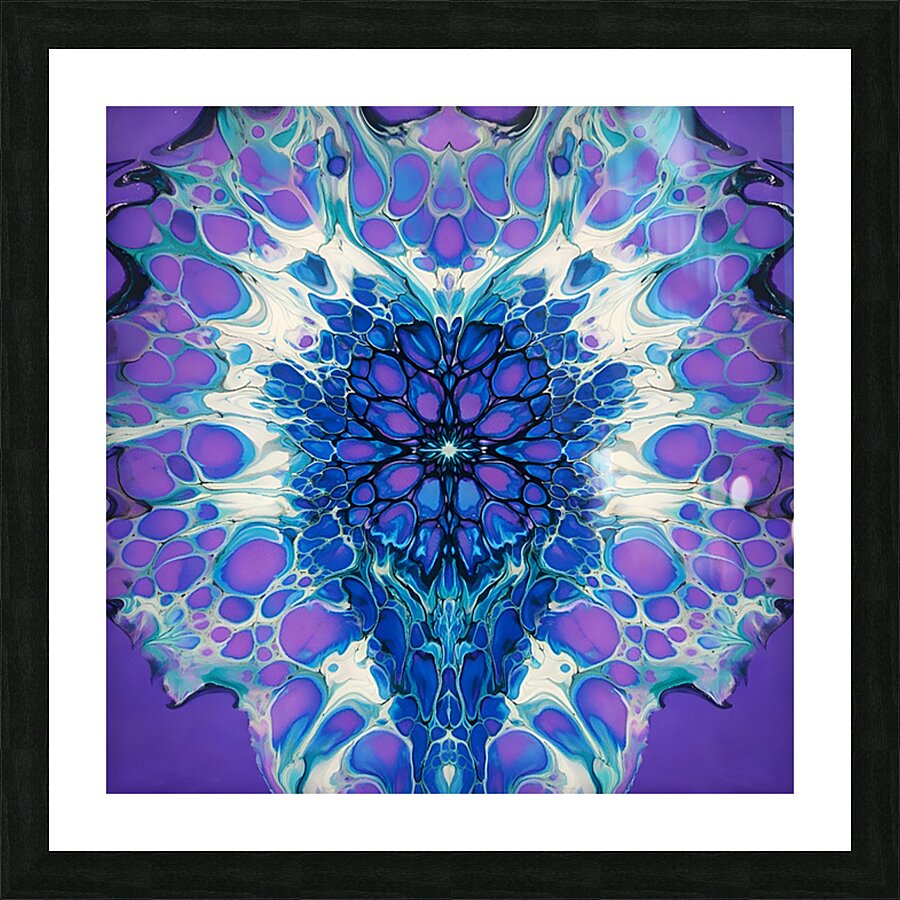 Amethyst Cathedral  Picture Frame print