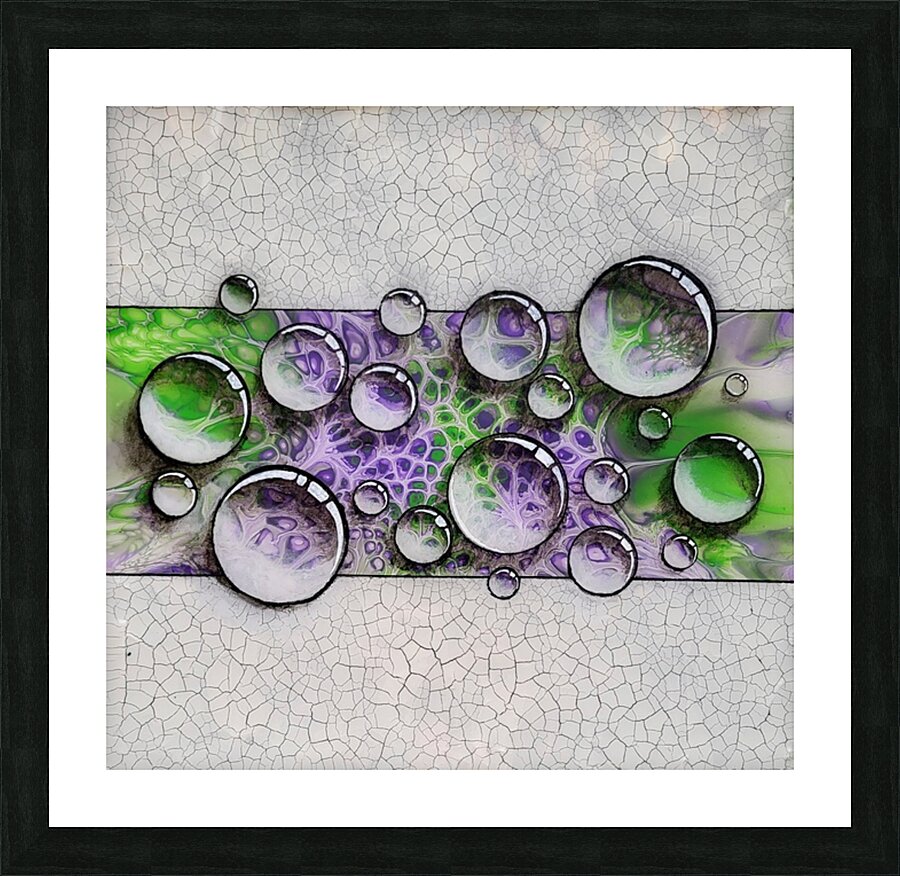 Rustic Droplets Picture Frame print