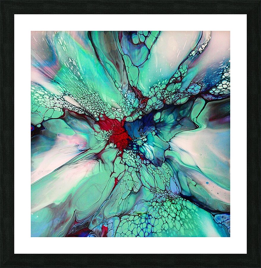 Tidal Bloom  Picture Frame print