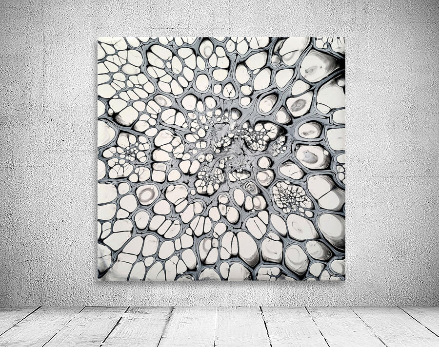 Monochromatic Web Wall Preview