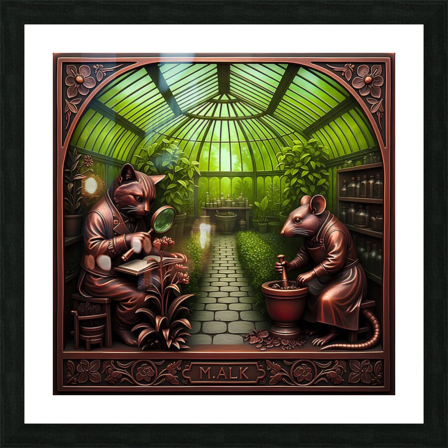 The Garden Study Picture Frame print