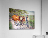 The Peasant farmer by Eugene Burnand Acrylic Print