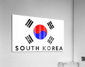 South Korea name Acrylic Print