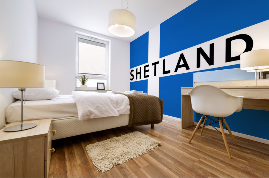 Shetland flag name Mural print