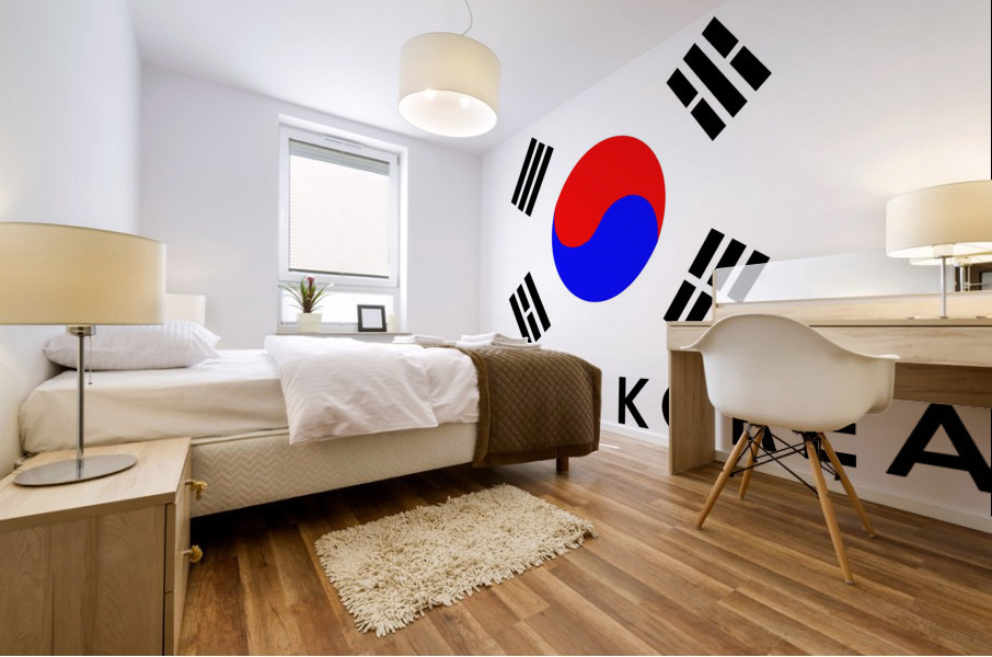 South Korea name Mural print