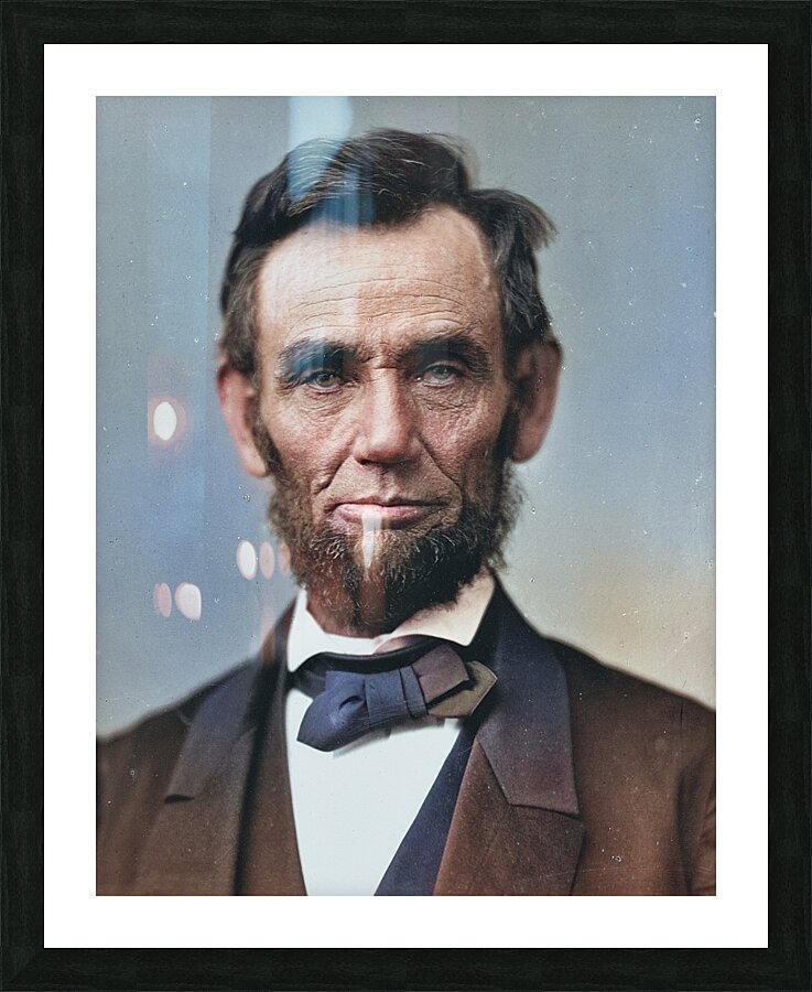 Abraham Lincoln Picture Frame print