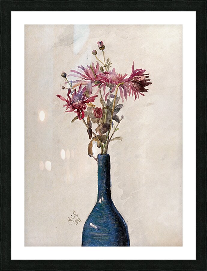Pink flowers Picture Frame print