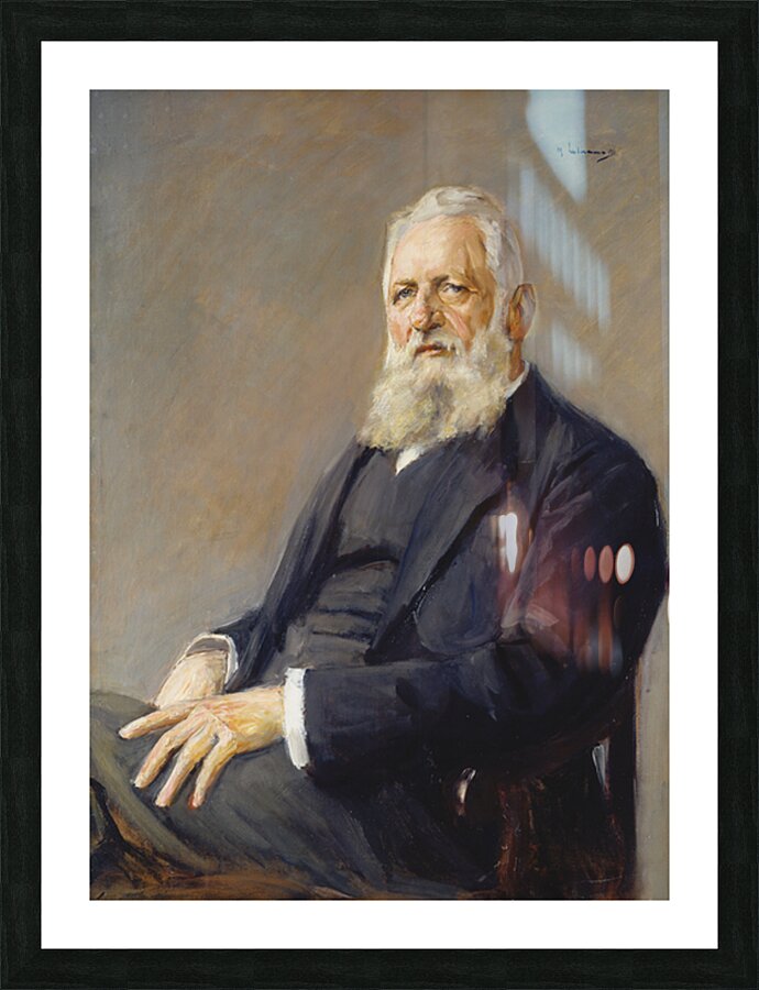 Franz Adickes Picture Frame print