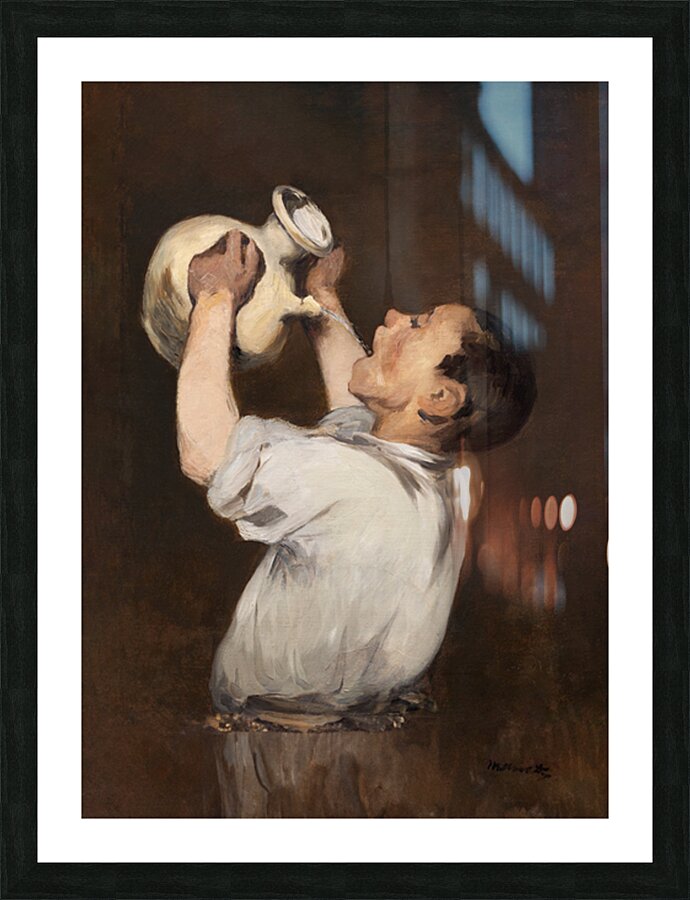 Boy with Pitcher Picture Frame print