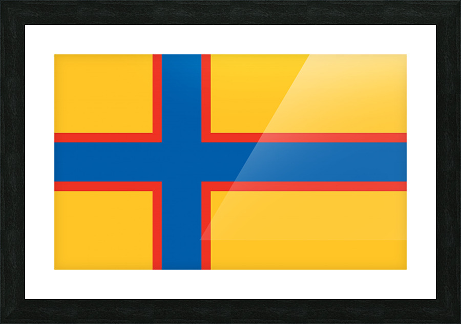 Ingrian people flag Picture Frame print