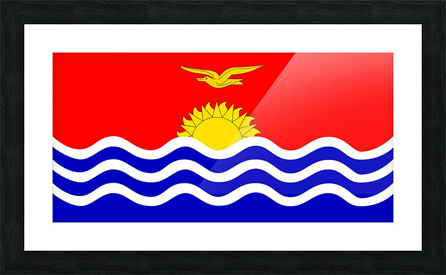 Kiribati Picture Frame print
