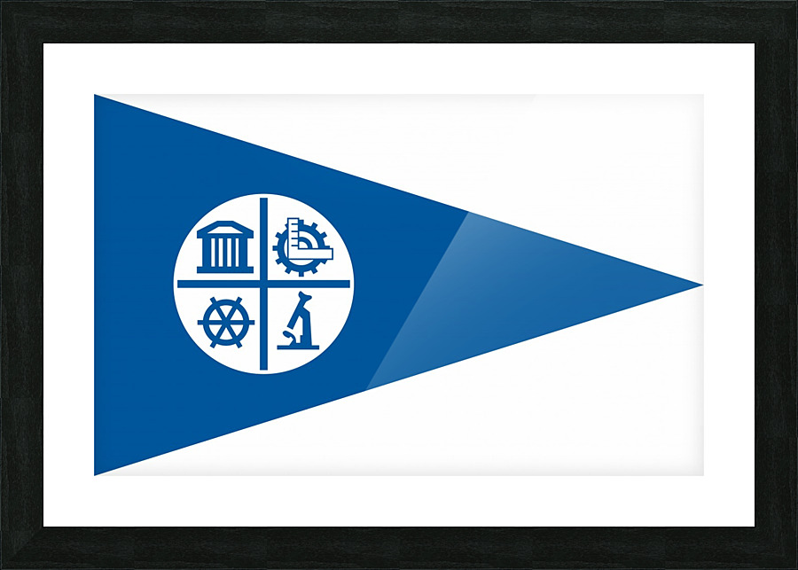 minneapolis flag Picture Frame print