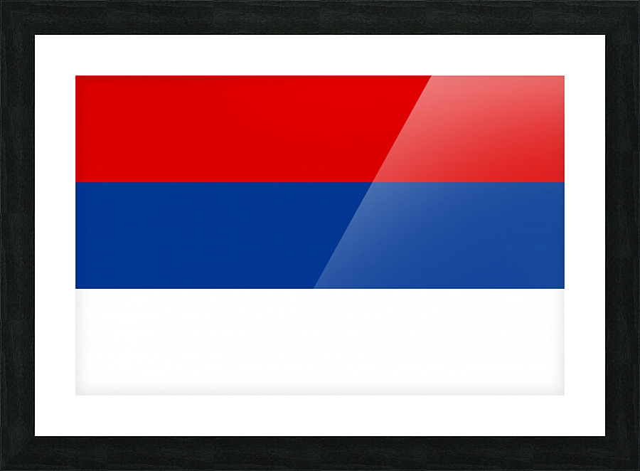 Misiones flag Argentina Picture Frame print