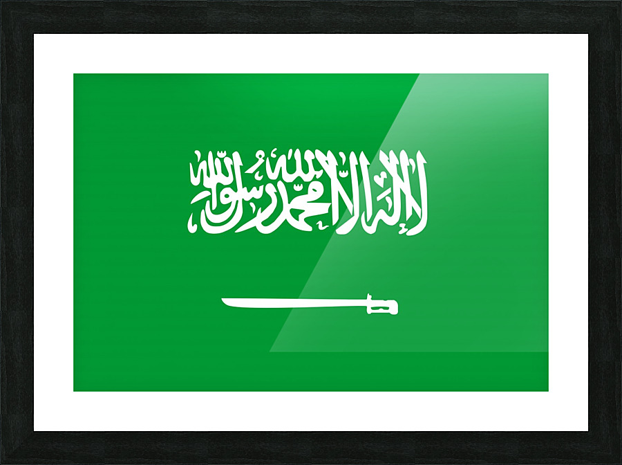 Saudi Arabia Picture Frame print
