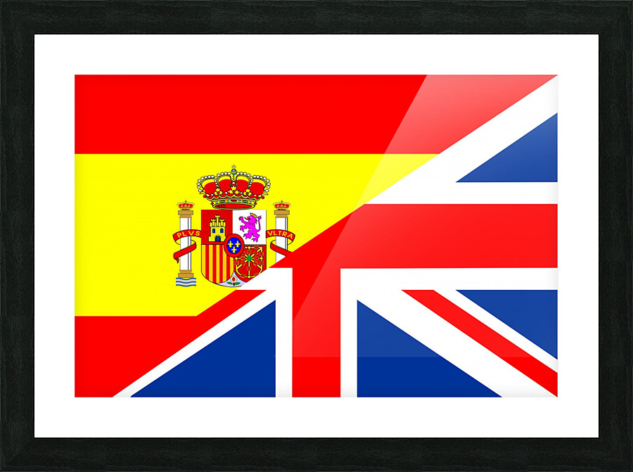 spain uk Picture Frame print