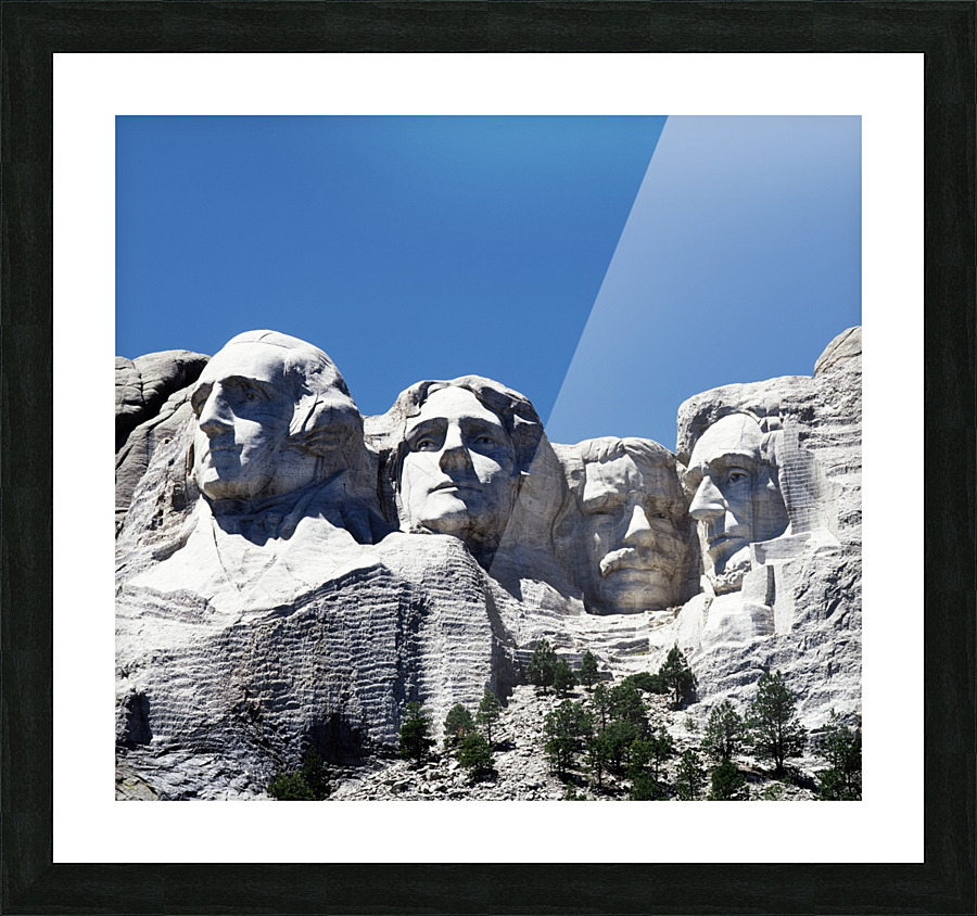 Mount Rushmore Picture Frame print